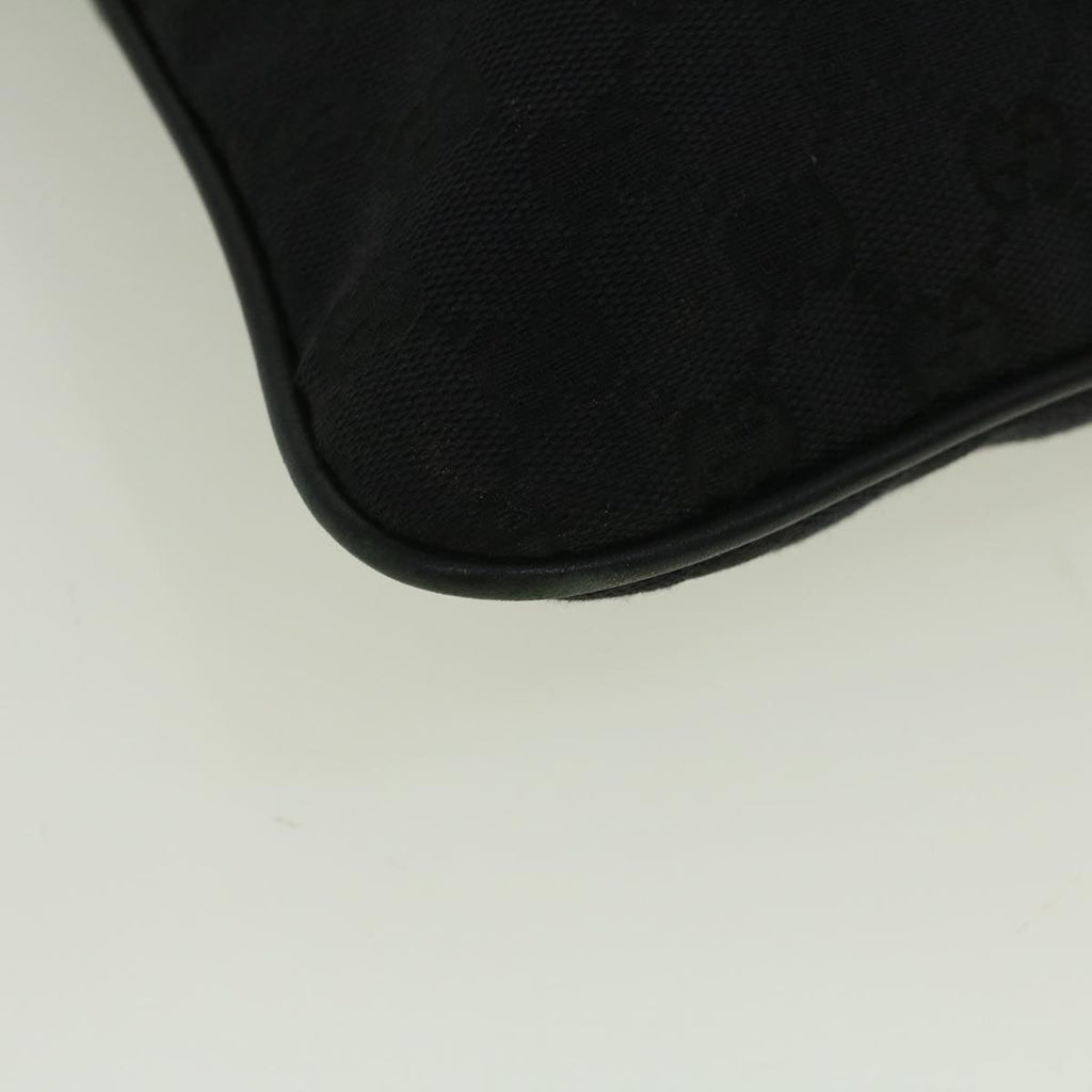 GUCCI GG Canvas Shoulder Bag Black 001 4021 3444 ac2470