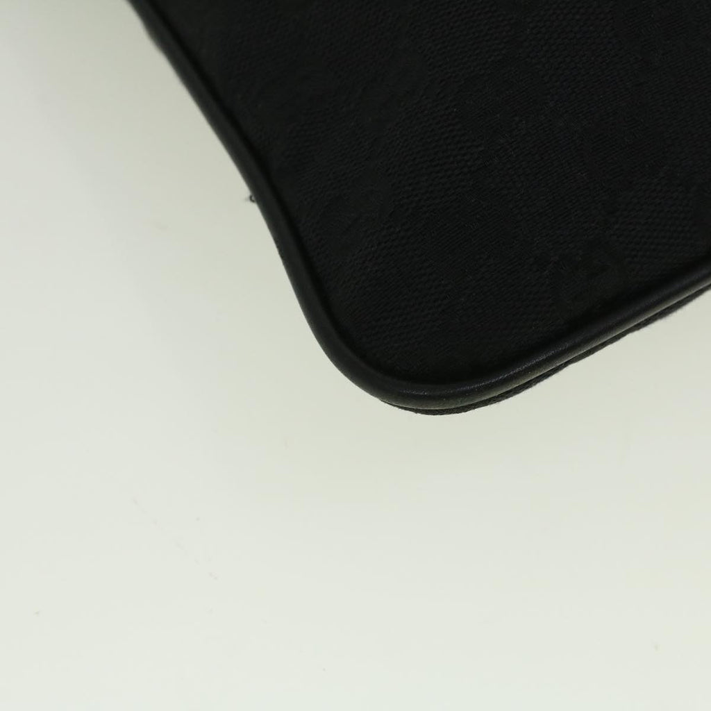 GUCCI GG Canvas Shoulder Bag Black 001 4021 3444 ac2470