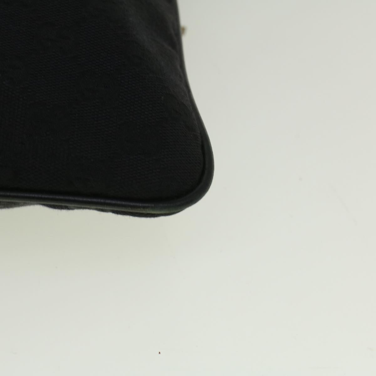 GUCCI GG Canvas Shoulder Bag Black 001 4021 3444 ac2470