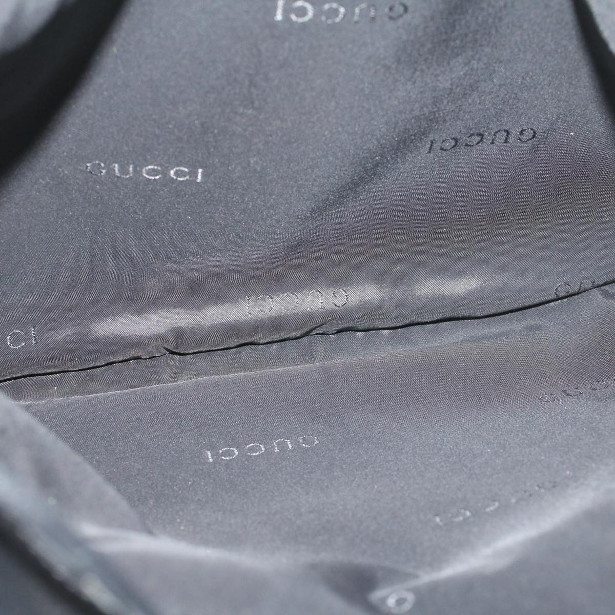 GUCCI GG Canvas Shoulder Bag Black 001 4021 3444 ac2470