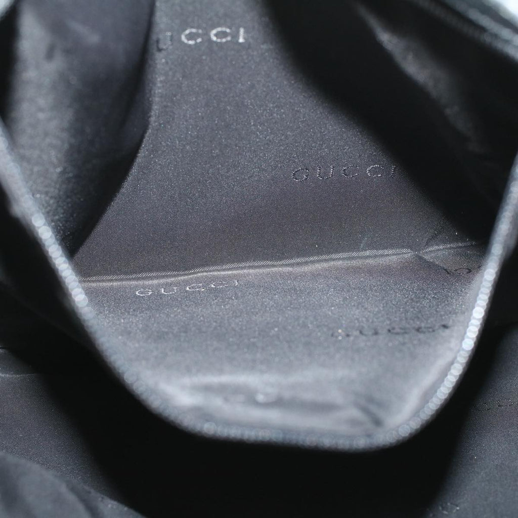 GUCCI GG Canvas Shoulder Bag Black 001 4021 3444 ac2470