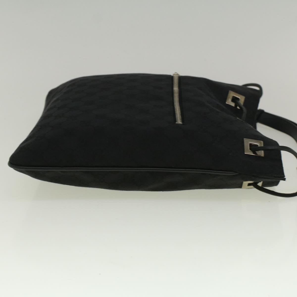 GUCCI GG Canvas Shoulder Bag Black 001 4021 3444 ac2470
