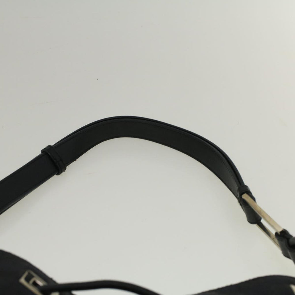 GUCCI GG Canvas Shoulder Bag Black 001 4021 3444 ac2470