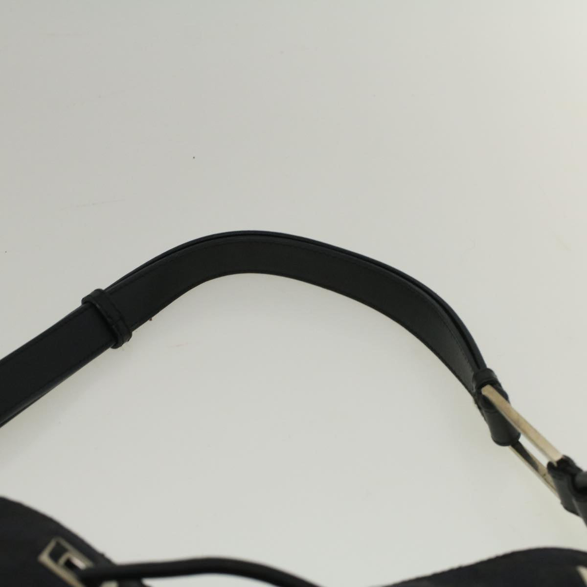 GUCCI GG Canvas Shoulder Bag Black 001 4021 3444 ac2470