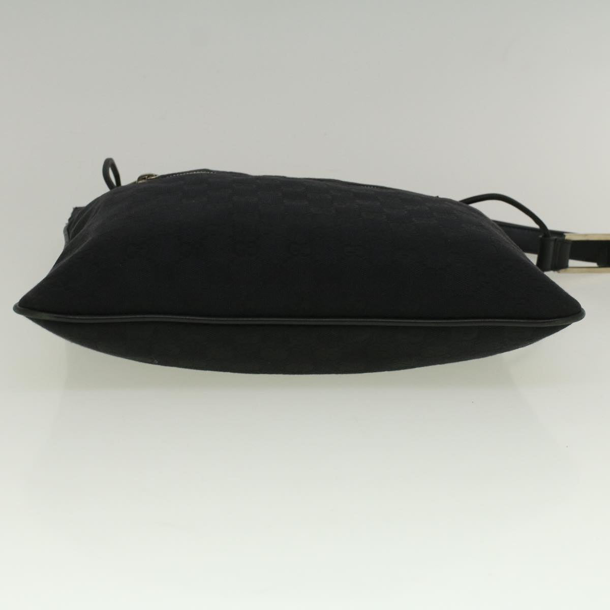 GUCCI GG Canvas Shoulder Bag Black 001 4021 3444 ac2470