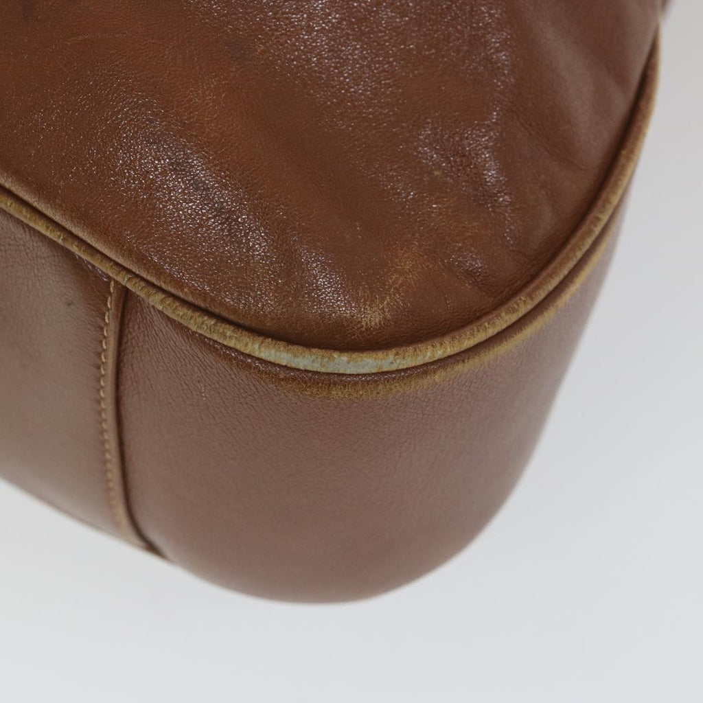 GUCCI Bamboo Shoulder Bag Leather 2way Brown ac2472
