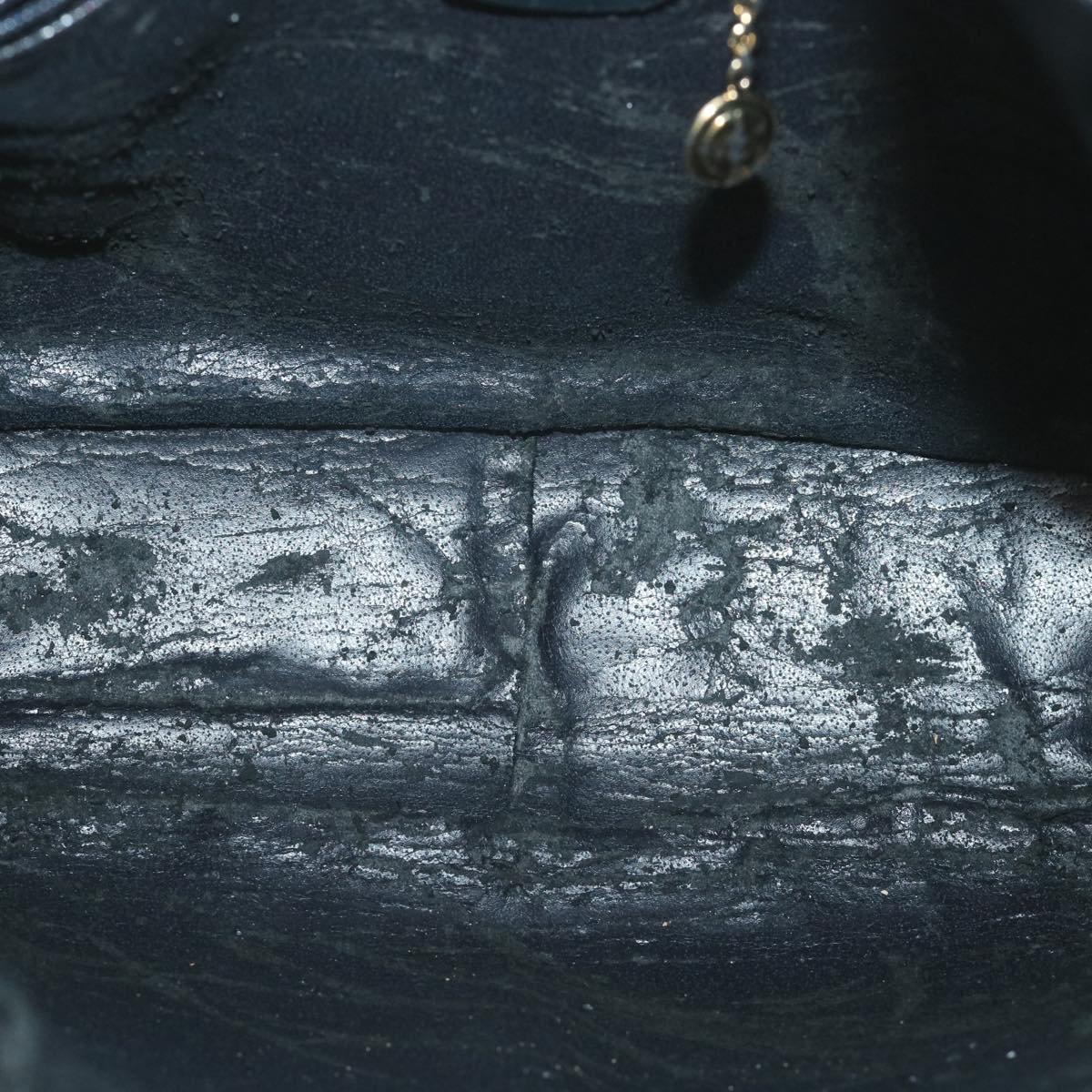 GUCCI Bamboo Shoulder Bag Leather 2way Black ac2473
