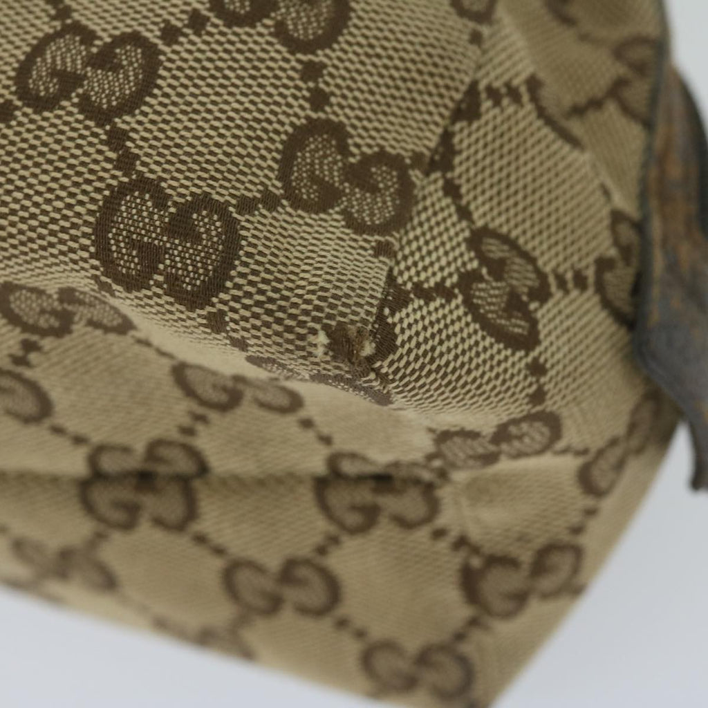 GUCCI GG Canvas Pouch Beige 29595 ac2497