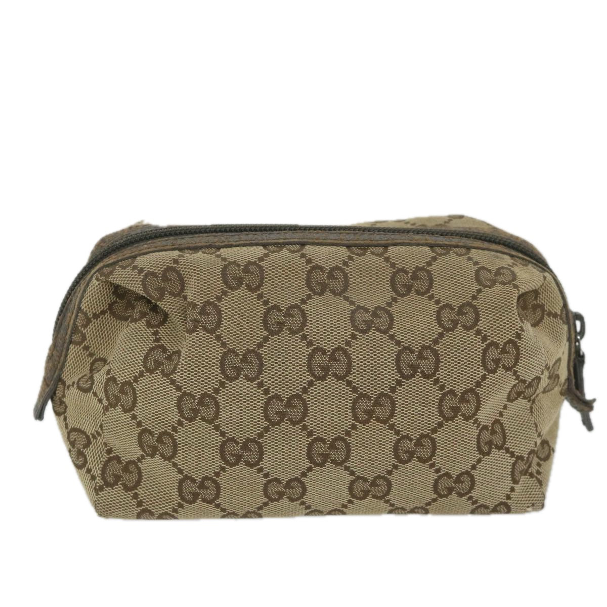 GUCCI GG Canvas Pouch Beige 29595 ac2497
