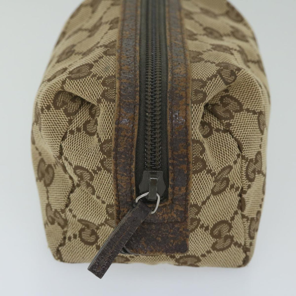 GUCCI GG Canvas Pouch Beige 29595 ac2497