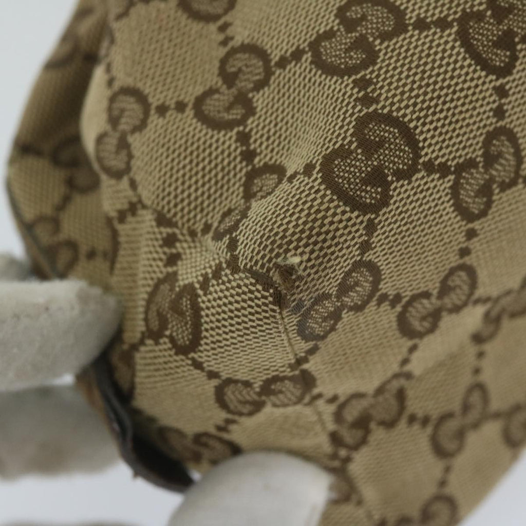 GUCCI GG Canvas Pouch Beige 29595 ac2497