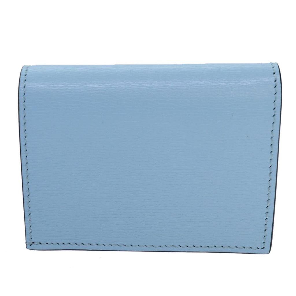 GUCCI Bananya Wallet Leather Blue 701009 ac2961A