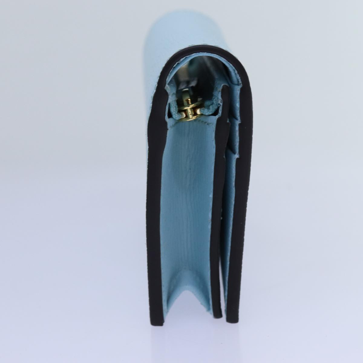 GUCCI Bananya Wallet Leather Blue 701009 ac2961A