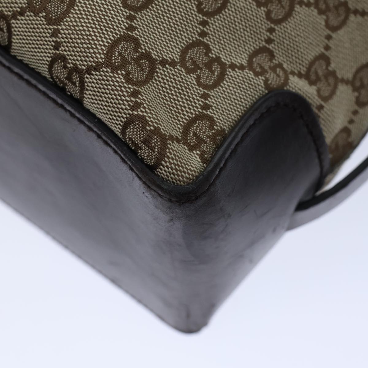 GUCCI GG Canvas Hand Bag Beige 106251 ac2965