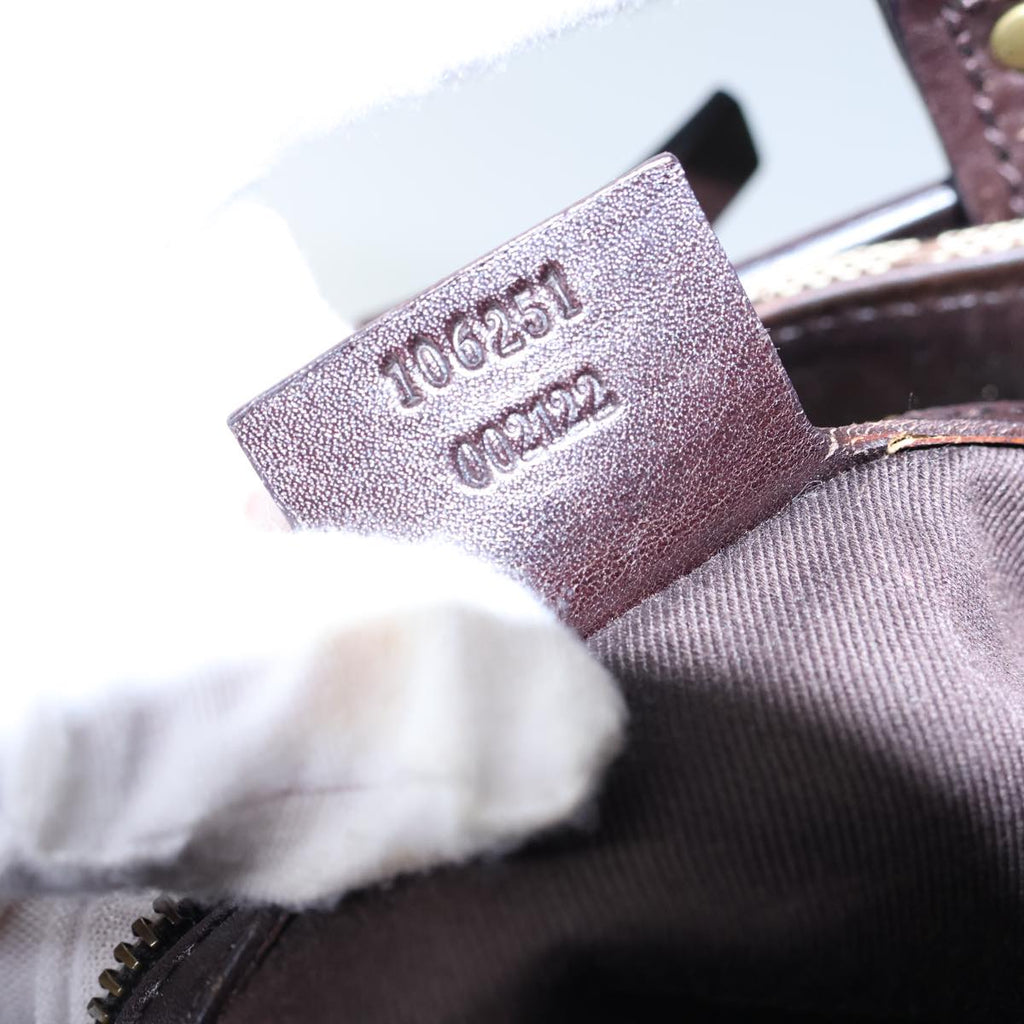 GUCCI GG Canvas Hand Bag Beige 106251 ac2965