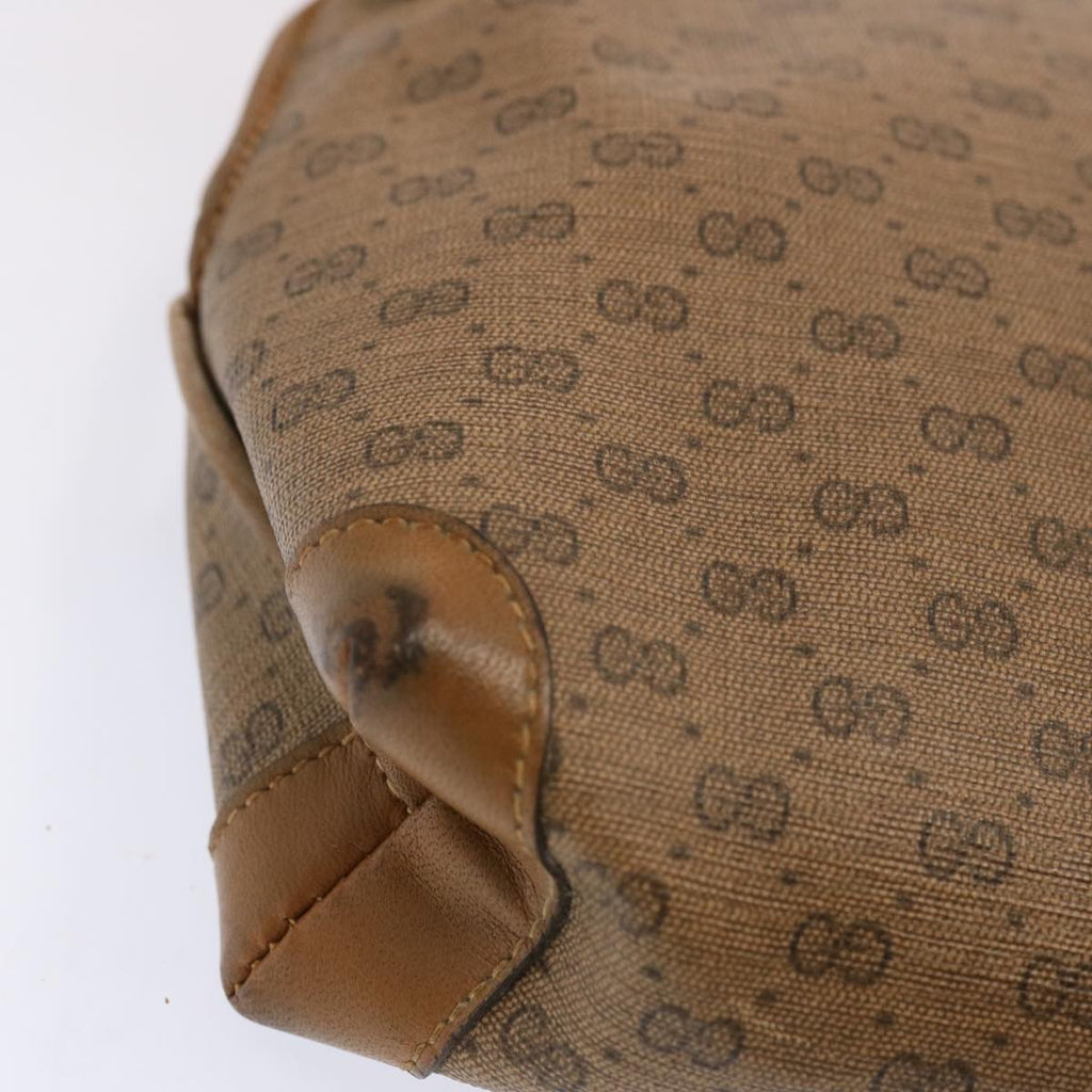 GUCCI Micro GG Supreme Shoulder Bag PVC Beige 007 104 4916 ac2966