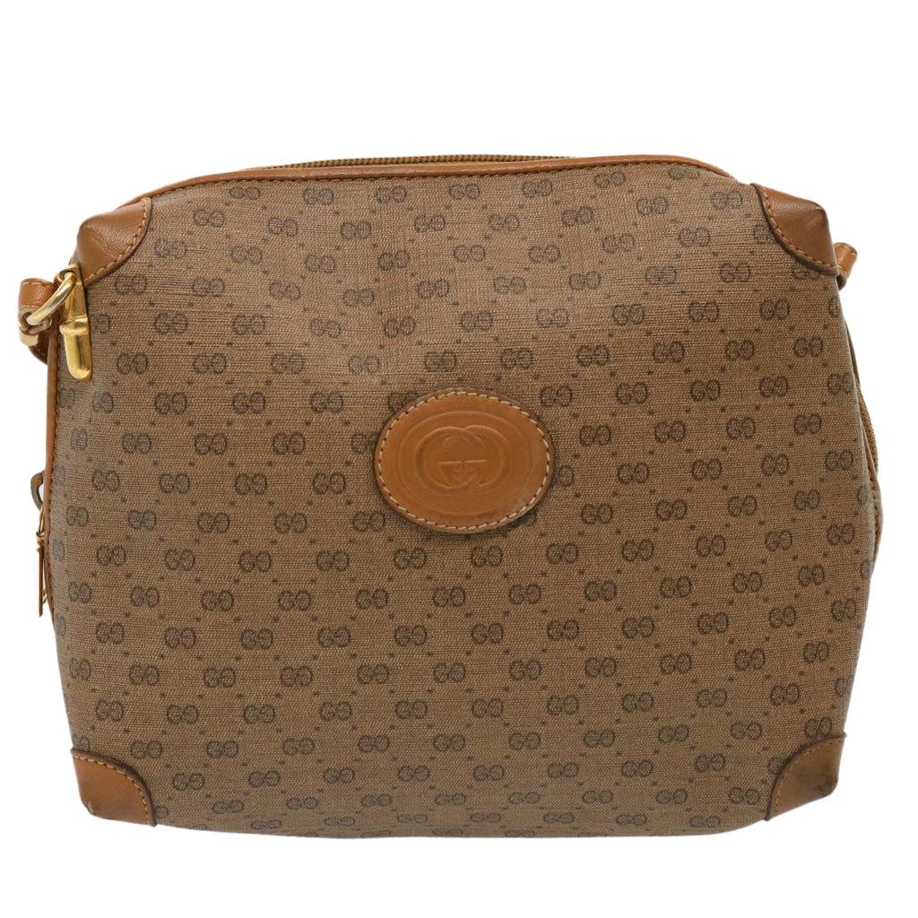 GUCCI Micro GG Supreme Shoulder Bag PVC Beige 007 104 4916 ac2966