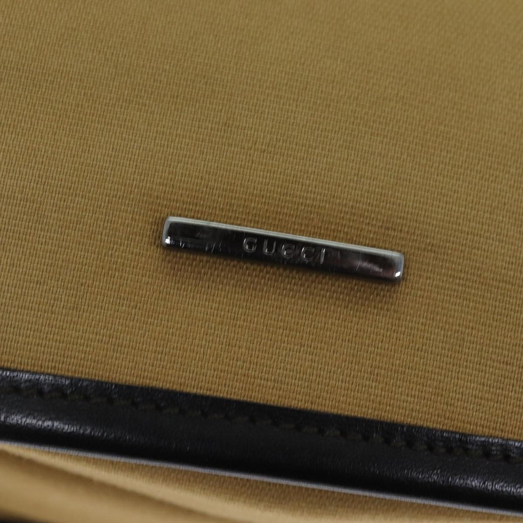 GUCCI Web Sherry Line Shoulder Bag Canvas Beige Green 001 4321 2684 ac2967