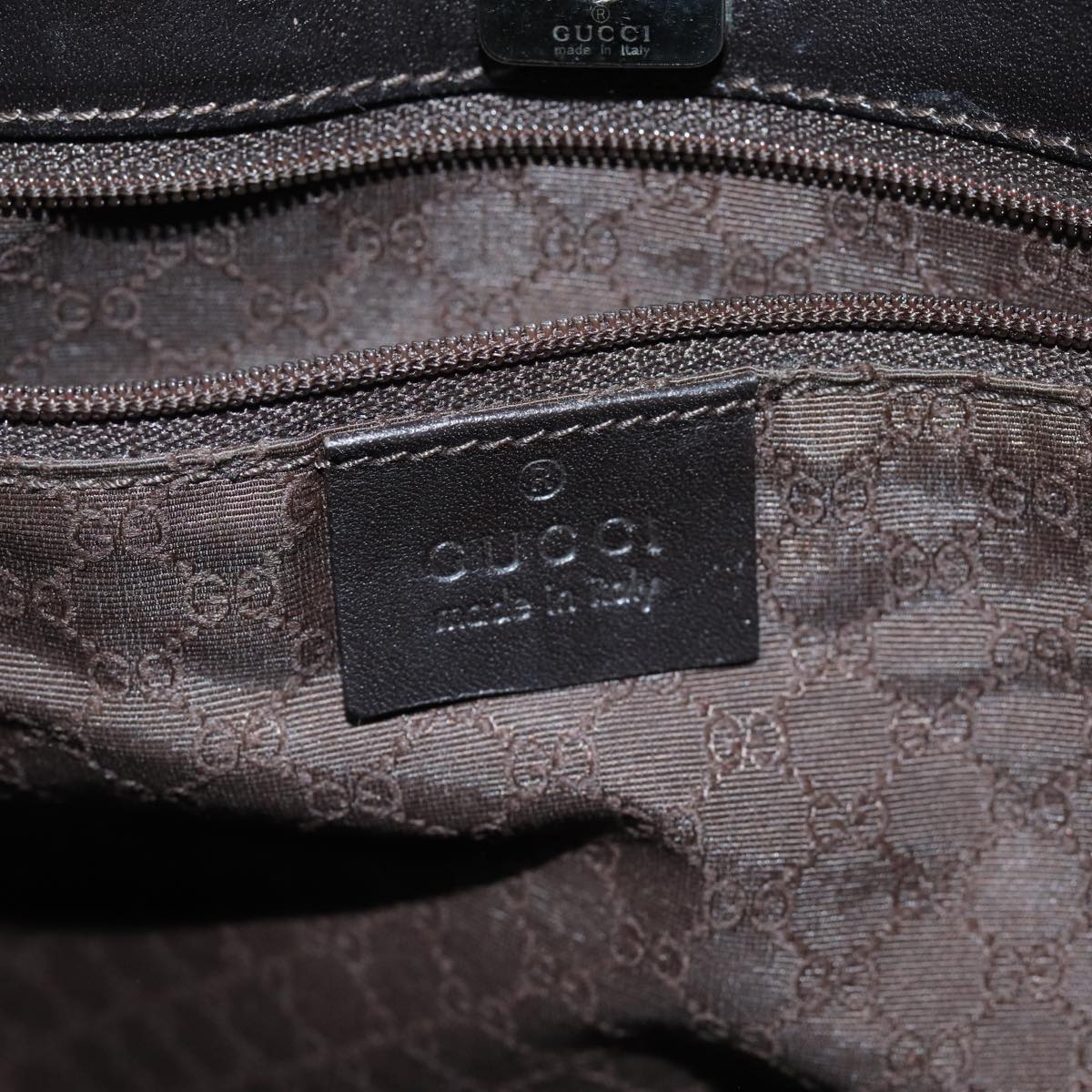 GUCCI Web Sherry Line Shoulder Bag Canvas Beige Green 001 4321 2684 ac2967
