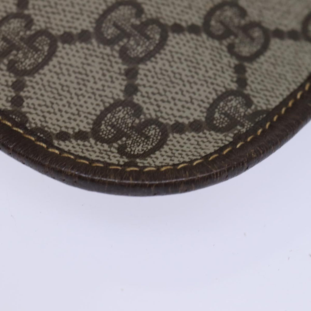 GUCCI GG Supreme Web Sherry Line Pouch PVC Beige Red 014 89 5205 ac2968