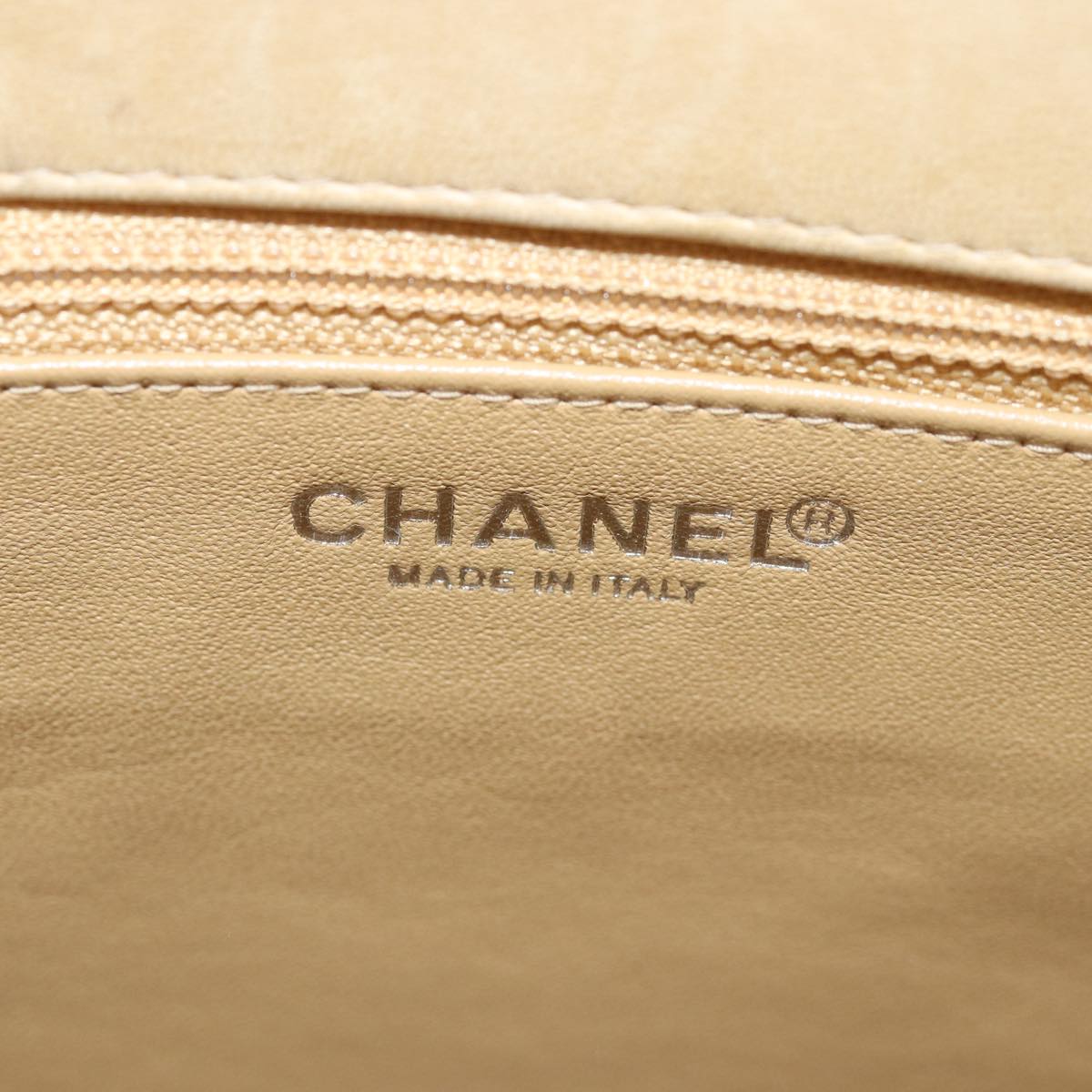 CHANEL Choco Bar Hand Bag Enamel Yellow CC ac2997