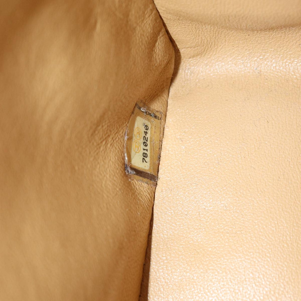 CHANEL Choco Bar Hand Bag Enamel Yellow CC ac2997