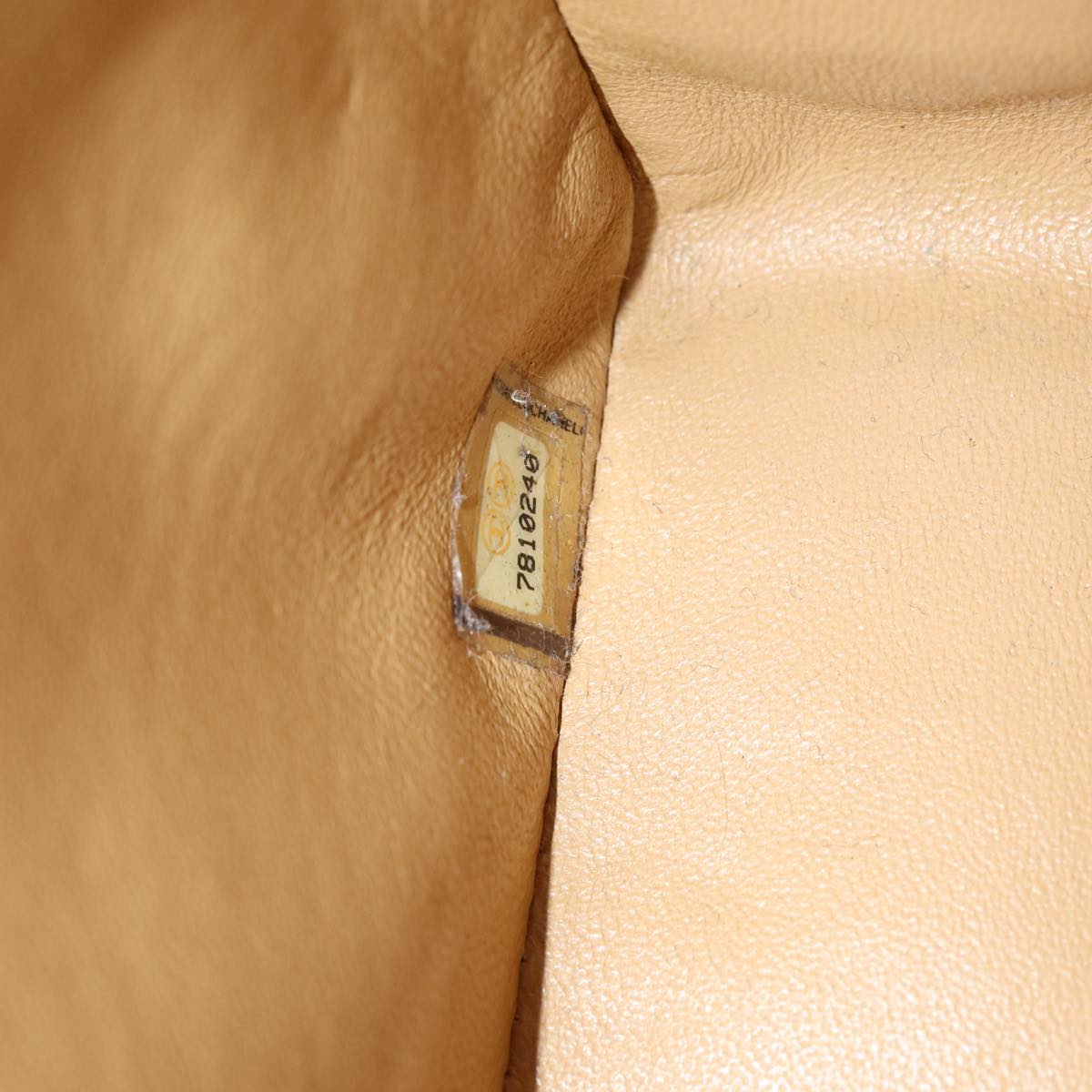 CHANEL Choco Bar Hand Bag Enamel Yellow CC ac2997