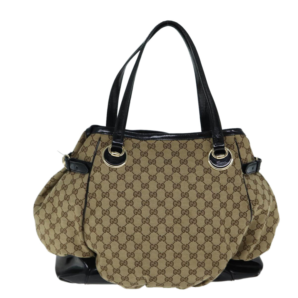 GUCCI GG Canvas Tote Bag Beige 203528 ac3019