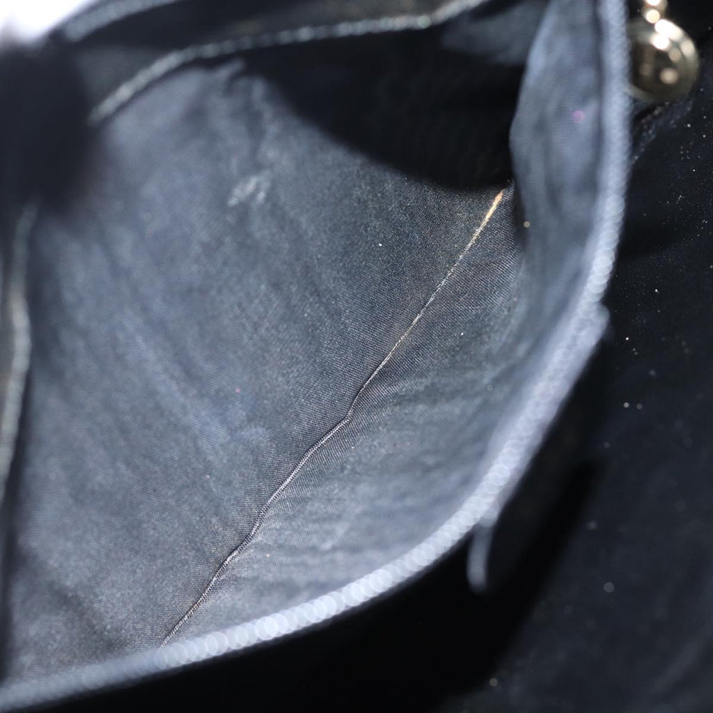 GUCCI Shoulder Bag Leather Black ac3022
