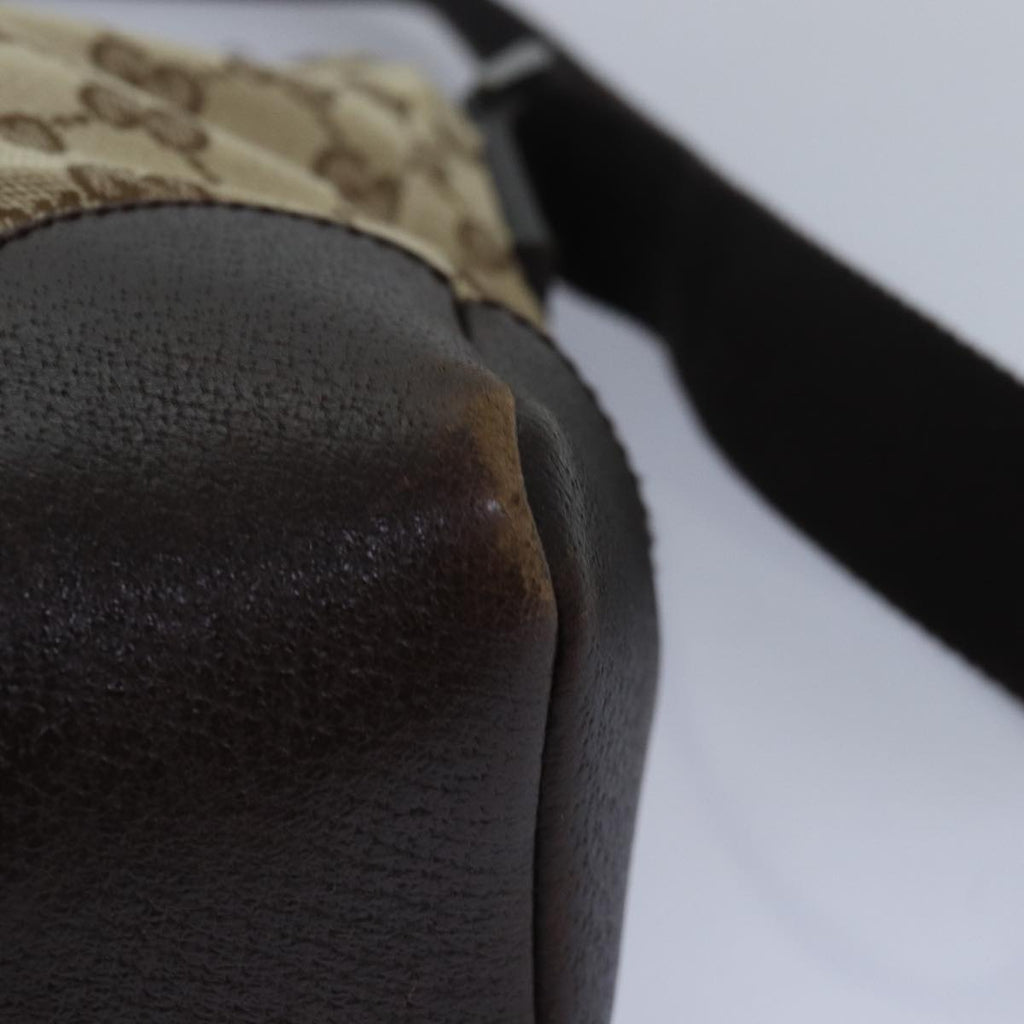 GUCCI GG Canvas Shoulder Bag Beige 114273 ac3045