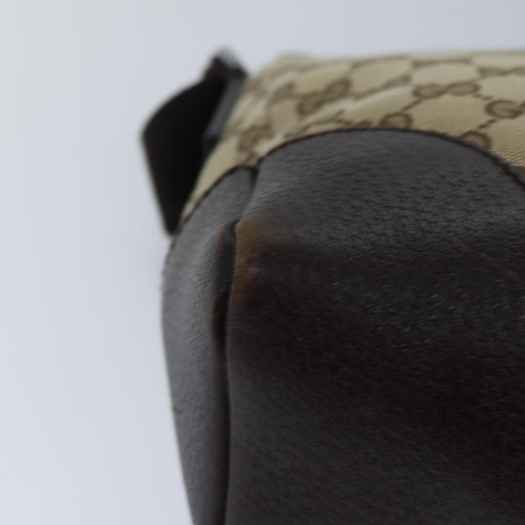 GUCCI GG Canvas Shoulder Bag Beige 114273 ac3045