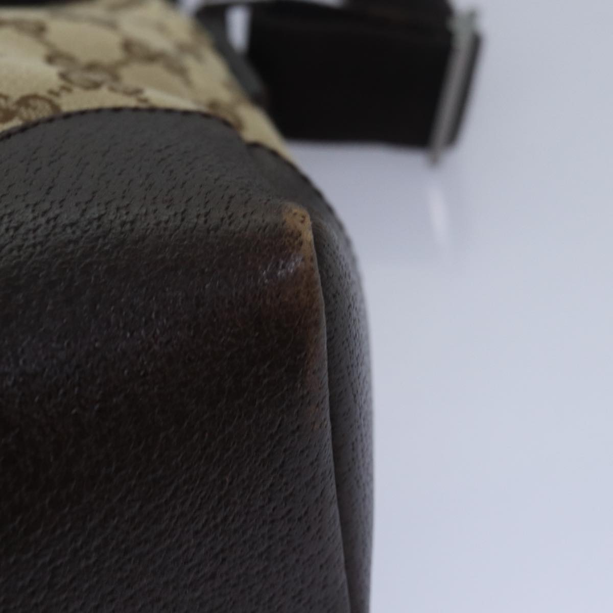 GUCCI GG Canvas Shoulder Bag Beige 114273 ac3045