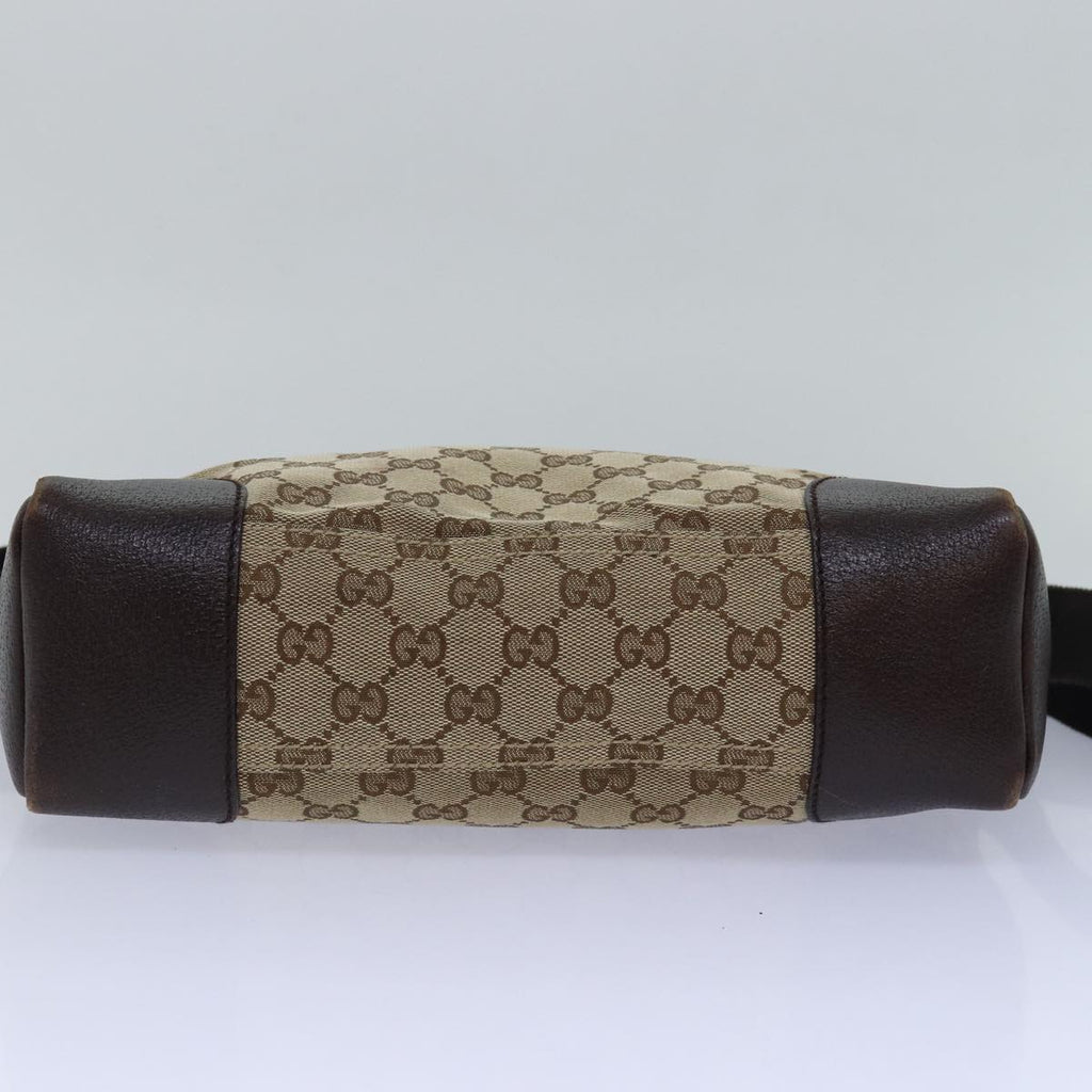 GUCCI GG Canvas Shoulder Bag Beige 114273 ac3045