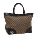 GUCCI GG Canvas Tote Bag Beige 257071 ac3048