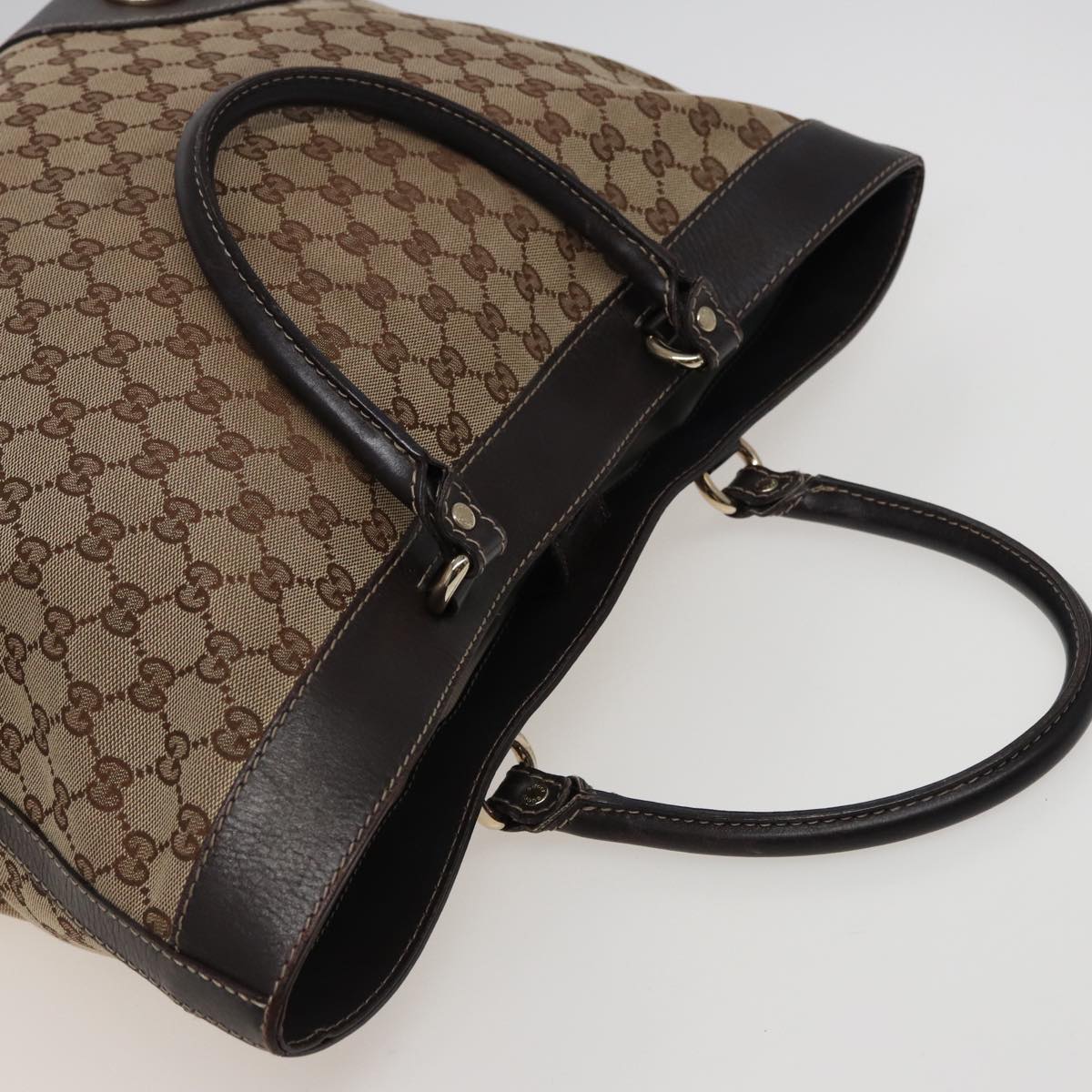 GUCCI GG Canvas Tote Bag Beige 257071 ac3048