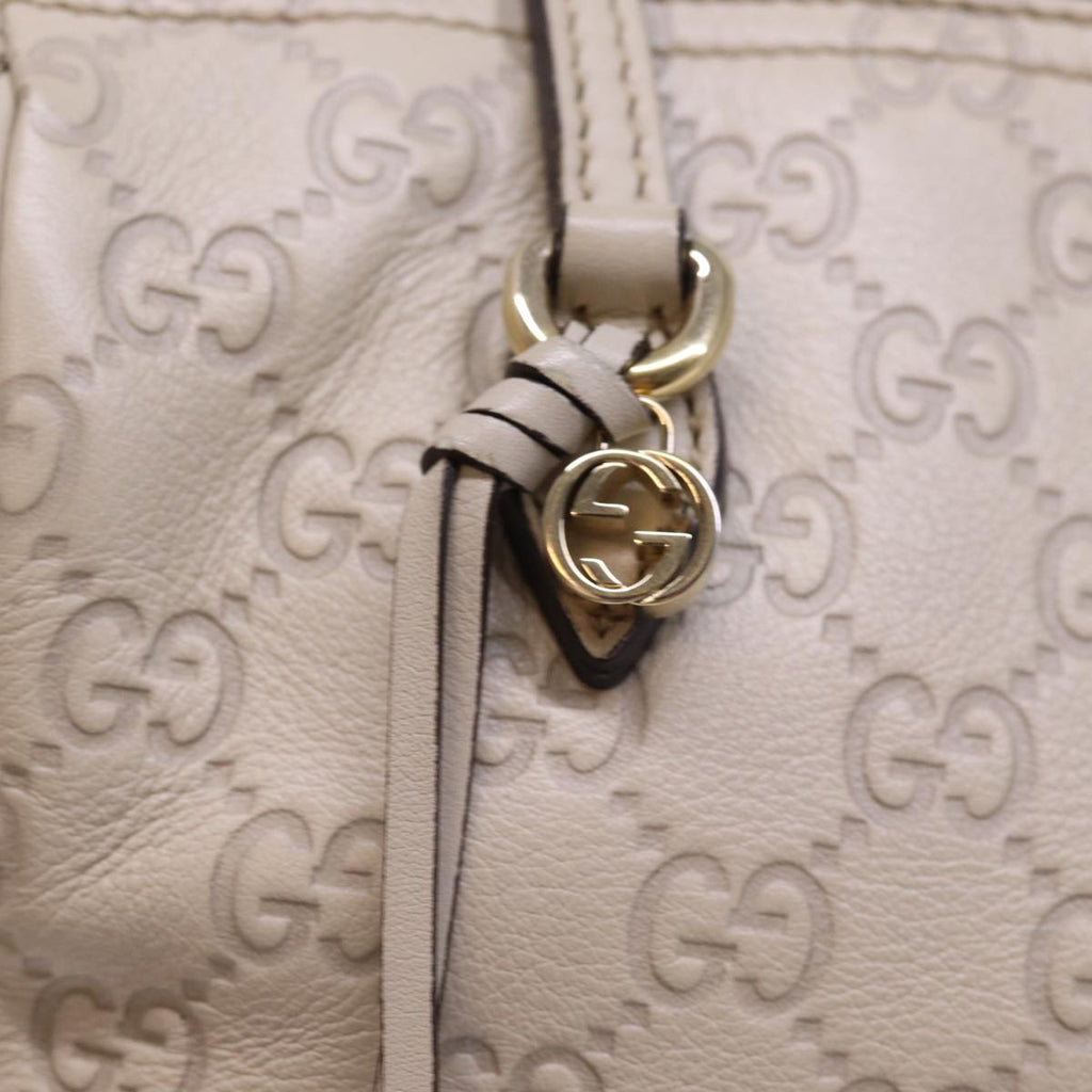 GUCCI GG Canvas Guccissima Tote Bag Beige 353119 ac3056