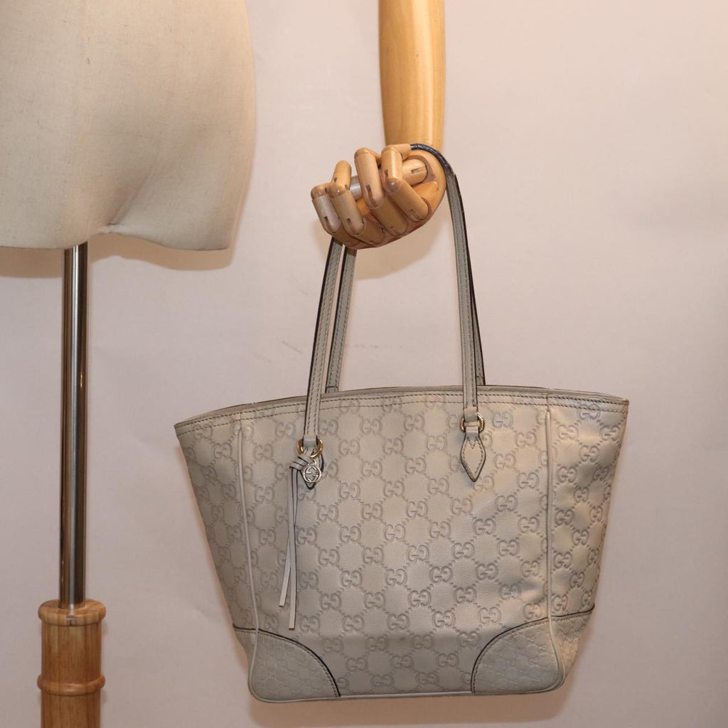 GUCCI GG Canvas Guccissima Tote Bag Beige 353119 ac3056