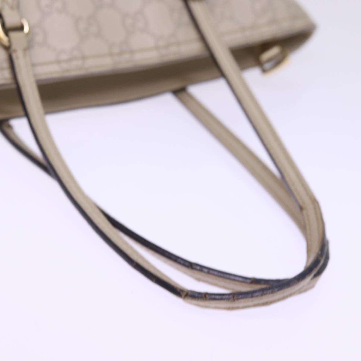 GUCCI GG Canvas Guccissima Tote Bag Beige 353119 ac3056