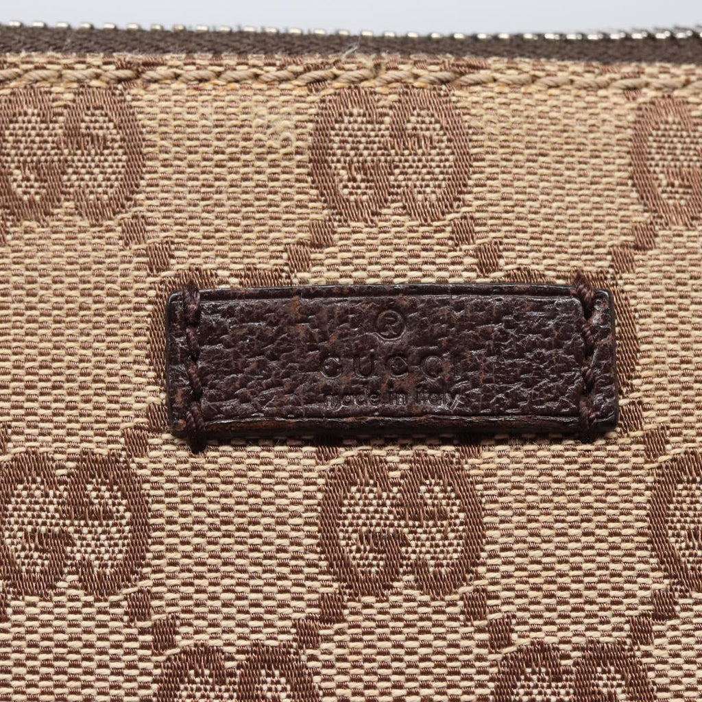 GUCCI GG Canvas Shoulder Bag Beige 114273 ac3058