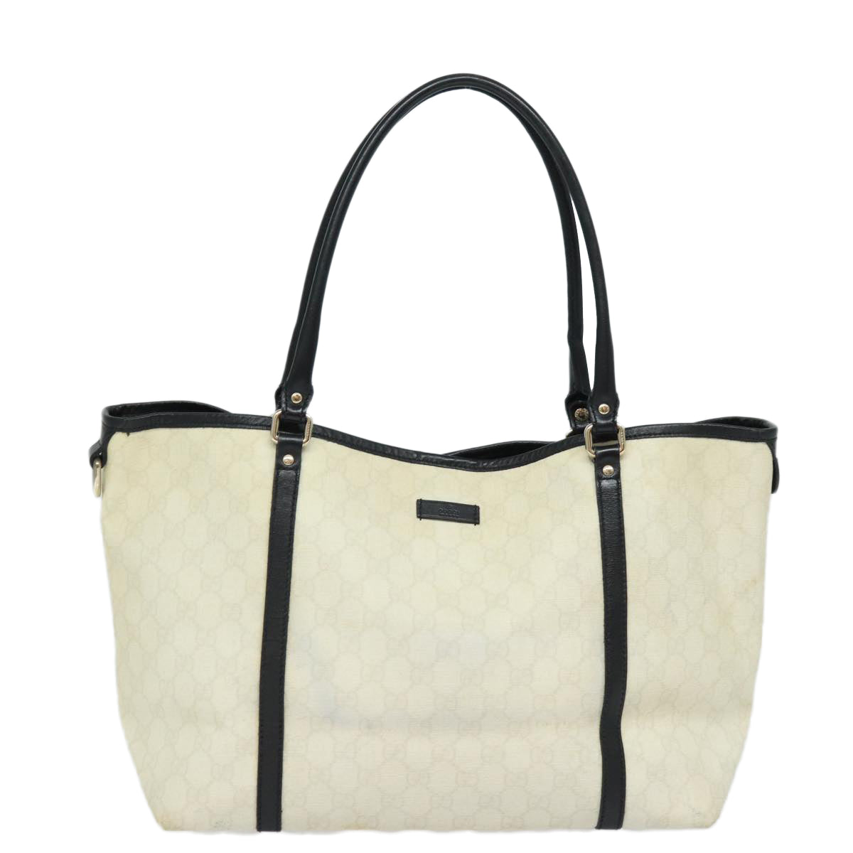 GUCCI GG Supreme Tote Bag PVC White 197953 ac3059