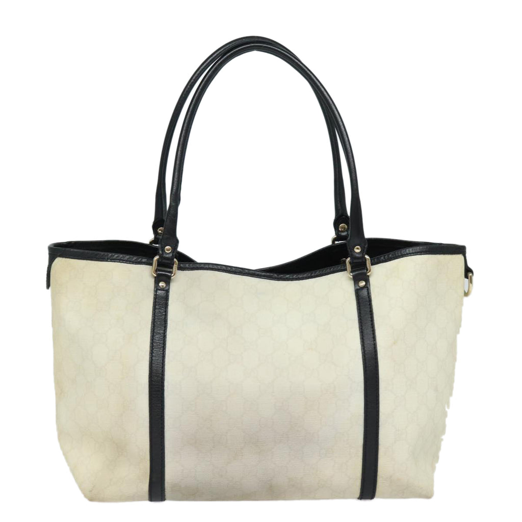 GUCCI GG Supreme Tote Bag PVC White 197953 ac3059
