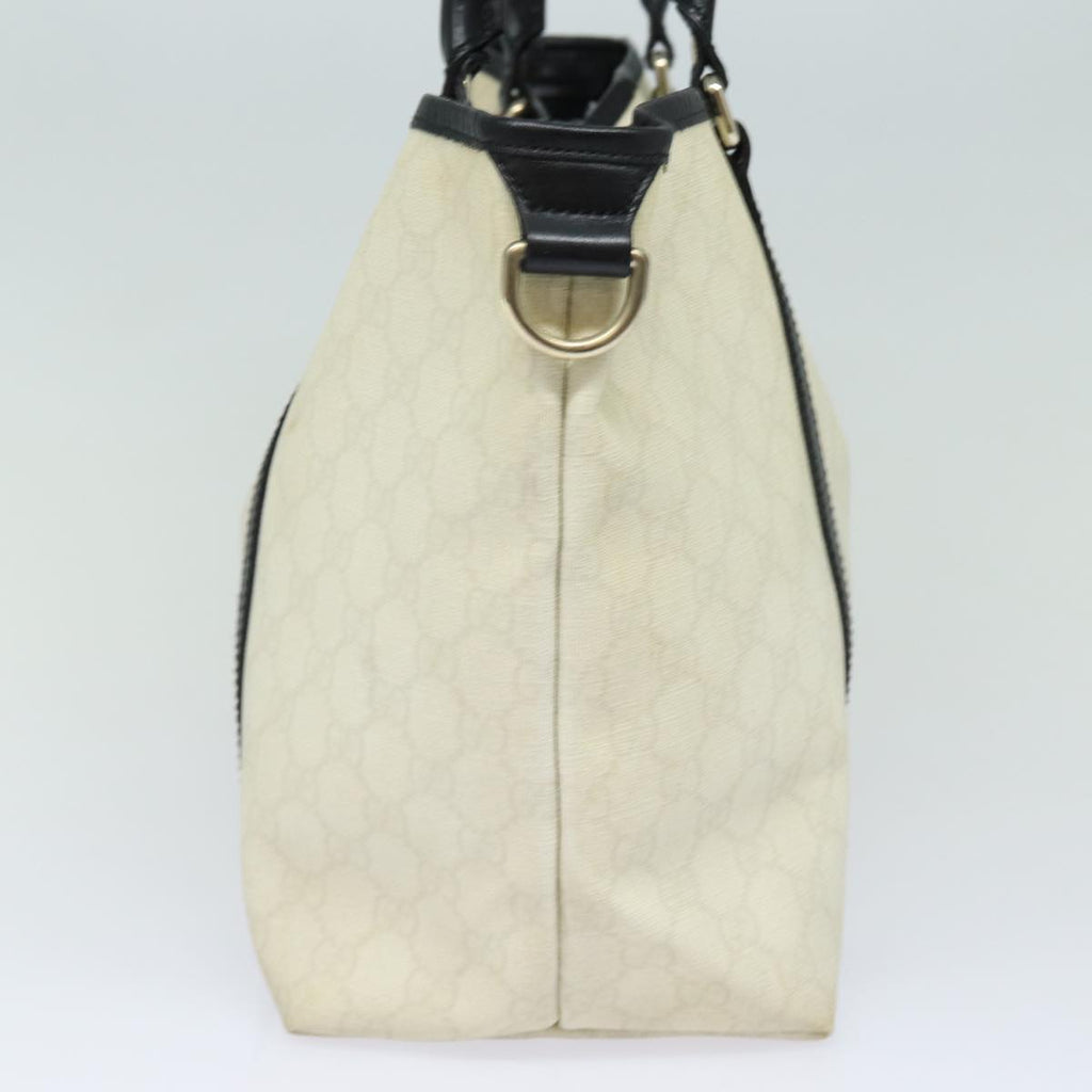 GUCCI GG Supreme Tote Bag PVC White 197953 ac3059