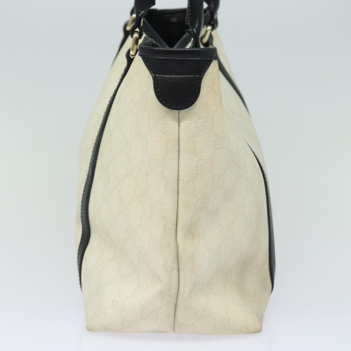 GUCCI GG Supreme Tote Bag PVC White 197953 ac3059