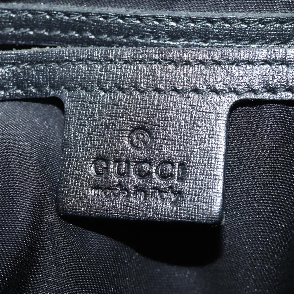 GUCCI GG Supreme Tote Bag PVC Leather White Black 189896 ac3087