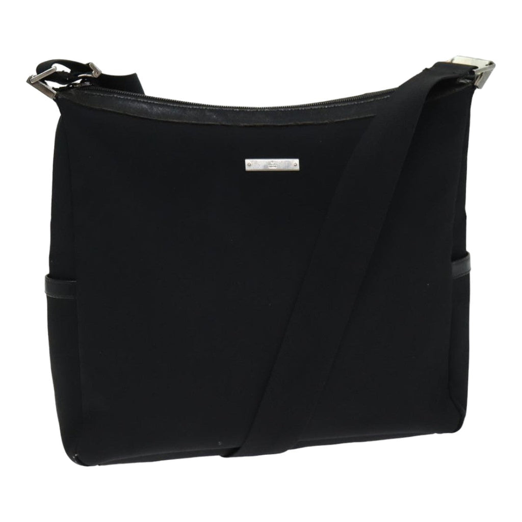 GUCCI Shoulder Bag Canvas Black 019 0418 002058 ac3088