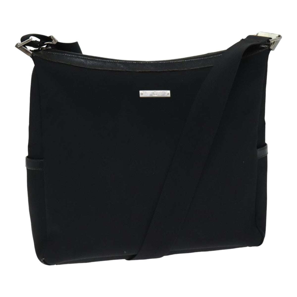 GUCCI Shoulder Bag Canvas Black 019 0418 002058 ac3088