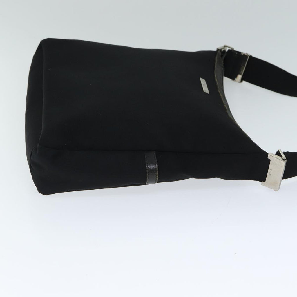 GUCCI Shoulder Bag Canvas Black 019 0418 002058 ac3088