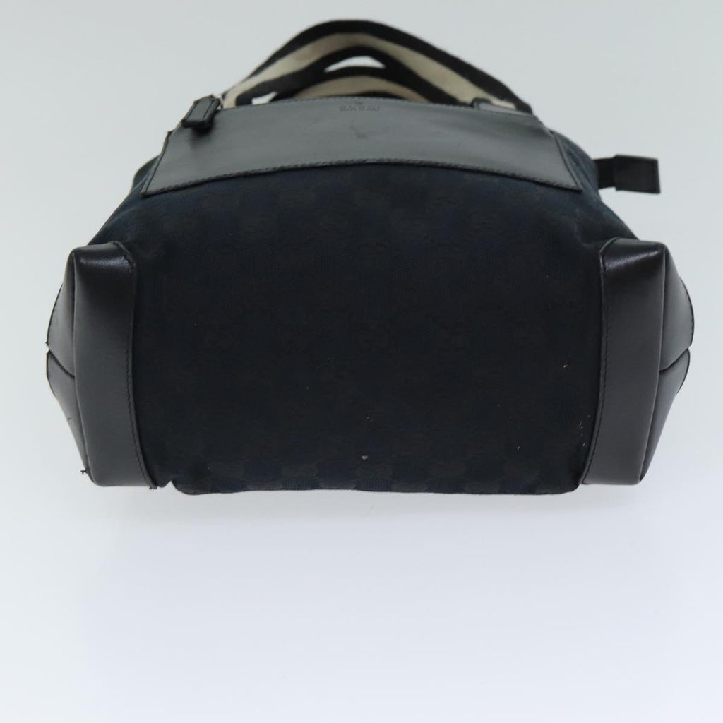 GUCCI GG Canvas Tote Bag Black 019 0402 ac3090