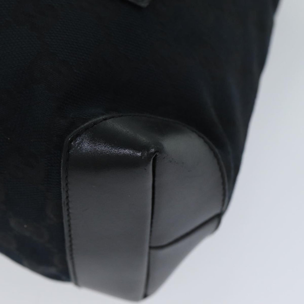 GUCCI GG Canvas Tote Bag Black 019 0402 ac3090