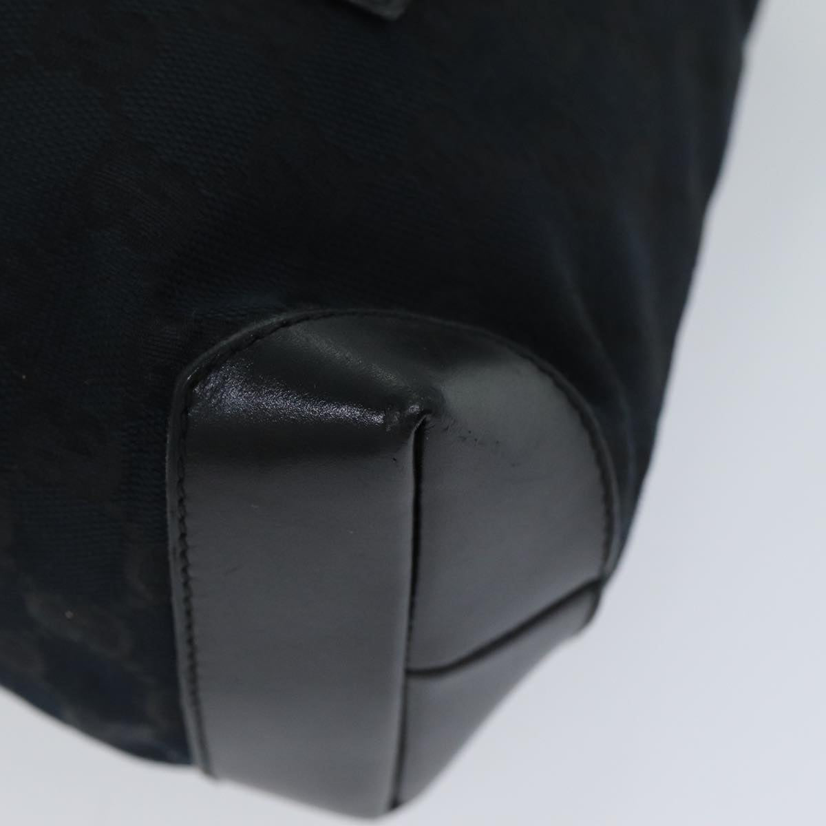 GUCCI GG Canvas Tote Bag Black 019 0402 ac3090